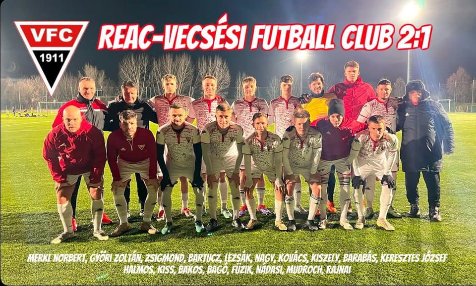 Felkészülési mérkőzés: REAC-Vecsési FC 2:1